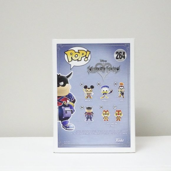 Disney Kingdom Hearts Pete (Black & White) Walmart Exclusive Funko Pop! #264 - Picture 3 of 4